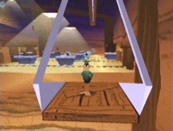 Daffy Duck Starring As Duck Dodgers - N64 Screen