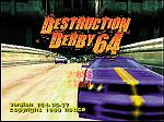 Destruction Derby 64 - N64 Screen