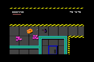 Die Alien Slime - C64 Screen