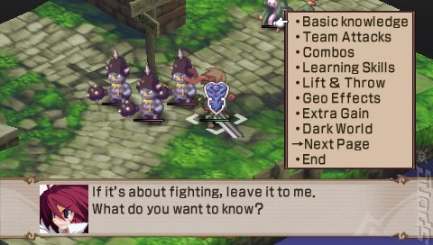 Disgaea 2: Dark Hero Days - PSP Screen