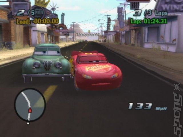 Disney Presents a PIXAR film: Cars - PS2 Screen