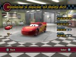 Disney Presents a PIXAR film: Cars - GameCube Screen