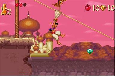 Disney's Aladdin - GBA Screen