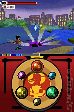 Disney's American Dragon: Jake Long, Attack of the Dark Dragon - DS/DSi Screen