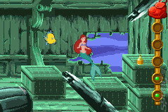 Disney's Little Mermaid: Magic in Two Kingdoms - GBA Screen