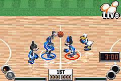 Disney Sports Basketball - GBA Screen