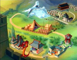 Disney's Story Studio: Mulan - PlayStation Screen