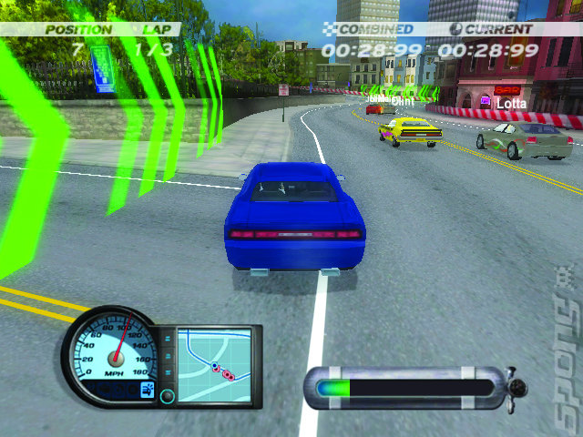 Dodge Racing: Charger vs. Challenger - Wii Screen