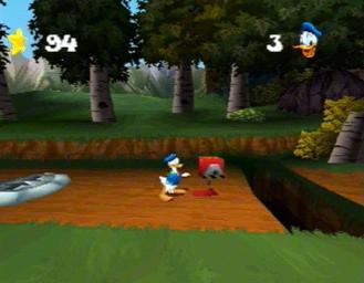 Donald Duck Quack Attack - PlayStation Screen