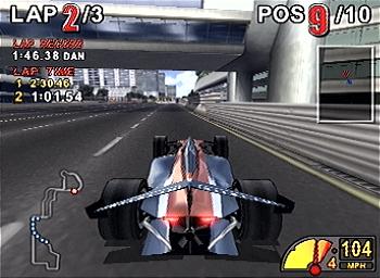 Downforce - PS2 Screen