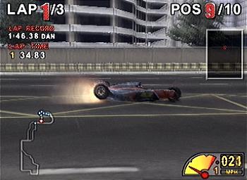 Downforce - PS2 Screen