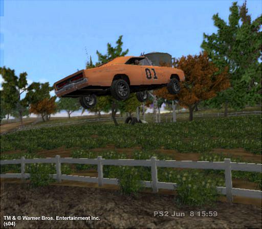 Dukes of Hazzard: Return of the General Lee - PS2 Screen