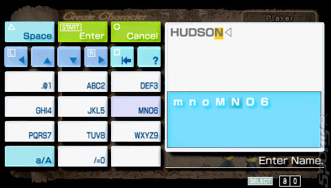 Dungeon Explorer - PSP Screen