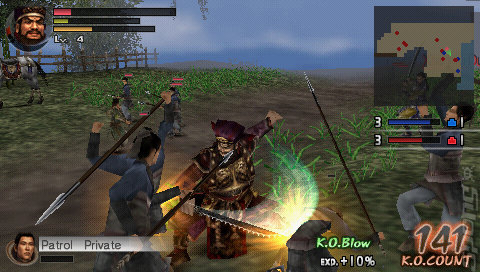 Dynasty Warriors Vol. 2 - PSP Screen