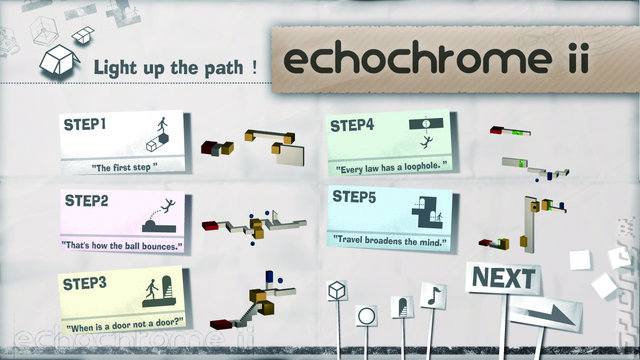 echochrome ii - PS3 Screen