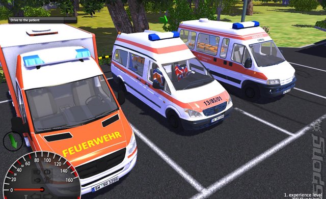 Emergency Ambulance Simulator - PC Screen