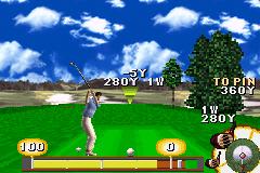 ESPN Final Round Golf - GBA Screen