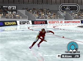 ESPN International Winter Sports - PS2 Screen