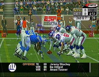 ESPN NFL Football - Xbox Screen