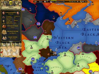 Europa Universalis II - PC Screen