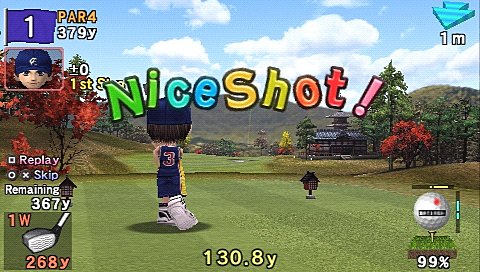 Everybody's Golf - PSP Screen