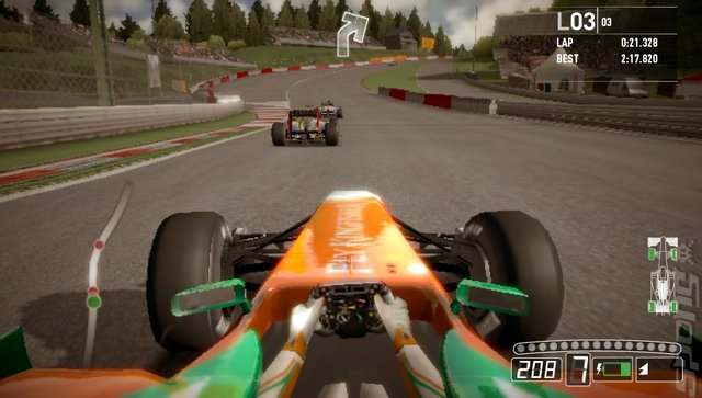 F1 2011 - PSVita Screen