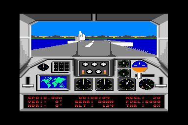 F-18 Hornet - C64 Screen