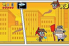 Fairly Odd Parents: Enter the Cleft - GBA Screen