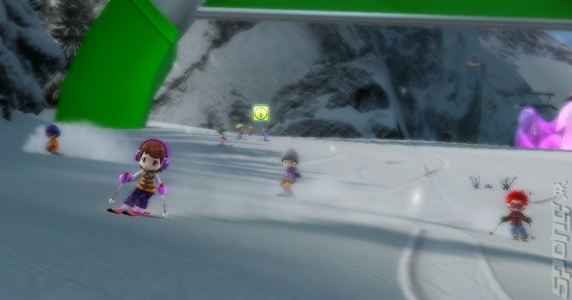 Family Ski & Snowboard - Wii Screen