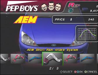 Fast and the Furious, The - PS2 Screen