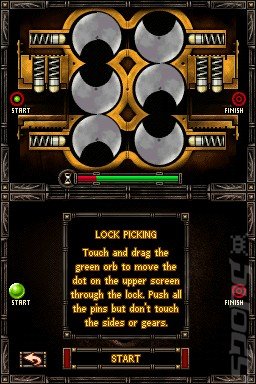 Fighting Fantasy: The Warlock of Firetop Mountain - DS/DSi Screen