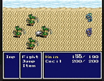 Final Fantasy IV - SNES Screen