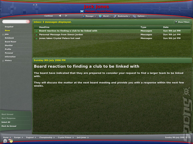 Football Manager 2007 - Official Website and Latest Info News image