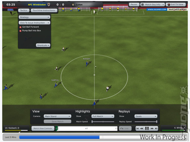 Football Manager 2010 - PC Screen