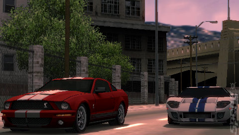 Ford Street Racing: LA Duel - PSP Screen