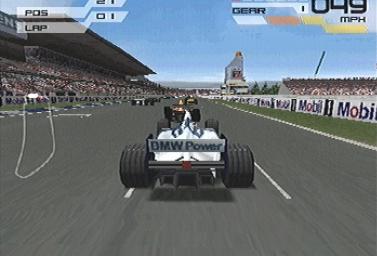Formula One 2001 - PlayStation Screen