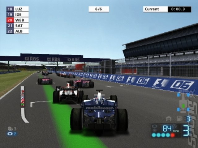 F1 06 - PS2 Screen