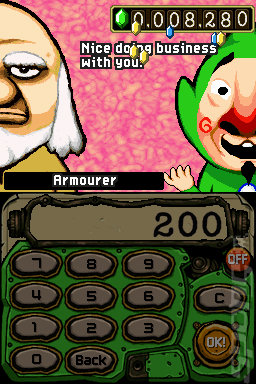 Freshly-Picked Tingle's Rosy Rupeeland - DS/DSi Screen