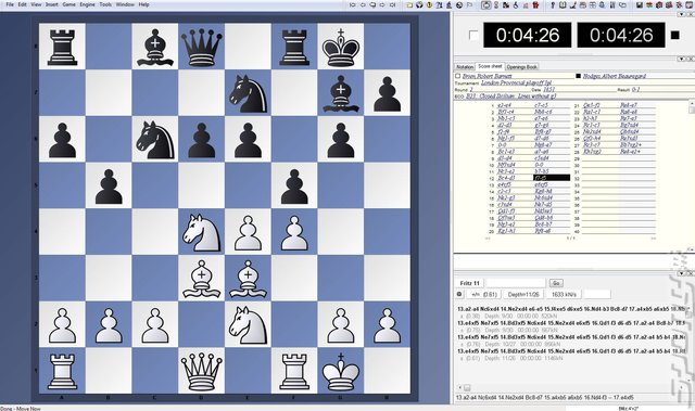 Fritz Chess 11 - PC Screen