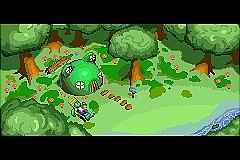 Frogger's Journey: The Forgotten Relic - GBA Screen