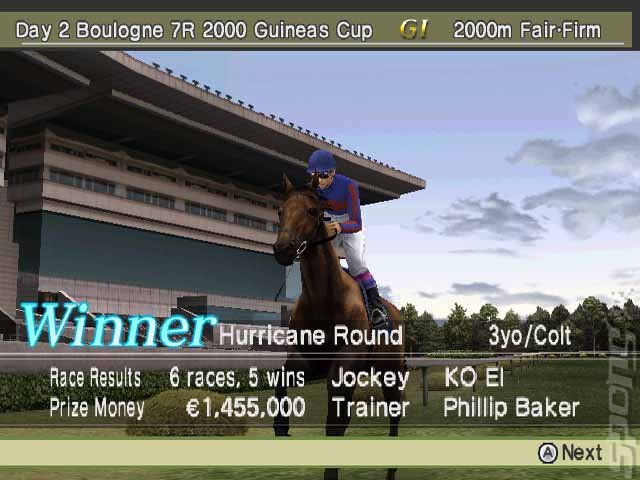 G1 Jockey Wii 2008 - Wii Screen