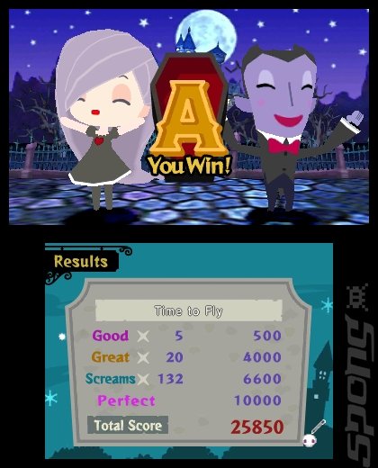 Gabrielle's Ghostly Groove 3D - 3DS/2DS Screen