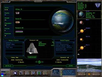 Galactic Civilizations - PC Screen