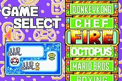 Game & Watch Gallery 4 - GBA Screen