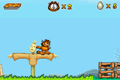 Garfield and His Nine Lives - GBA Screen