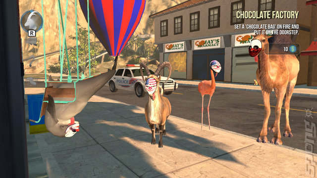 Goat Simulator: The Goaty - Switch Screen