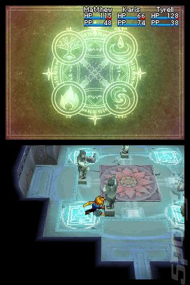 Golden Sun: Dark Dawn - DS/DSi Screen