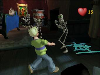 Grabbed by the Ghoulies - Xbox Screen