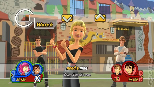 Grease: The Official Video Game - Wii Screen