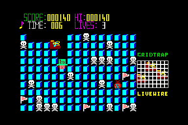Gridtrap - C64 Screen